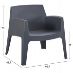 ΣΕΤ LOUNGE 3ΤΜΧ SLEEK HM21274.10 ΓΚΡΙ ΠΟΛΥΠΡΟΠΥΛΕΝΙΟ