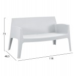 ΣΕΤ LOUNGE 4ΤΜΧ SLEEK HM21275.01 ΛΕΥΚΟ ΠΟΛΥΠΡΟΠΥΛΕΝΙΟ