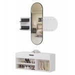 ΣΕΤ ΕΙΣΟΔΟΥ 2ΤΜΧ CHERYL HM21276.01 ΜΕΛΑΜΙΝΗ ΣΕ ΛΕΥΚΟ--ΟΨΗ ΜΑΥΡΟ ΜΑΡΜΑΡΟ