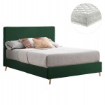 ΚΡΕΒΑΤΙ ΜΕ ΣΤΡΩΜΑ INDRA HM21280.04 ΚΥΠΑΡΙΣΣΙ ΒΕΛΟΥΔΟ--ΓΙΑ 160x200εκ