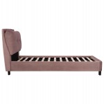 ΚΡΕΒΑΤΙ ΜΕ ΣΤΡΩΜΑ RILEY HM21282.02 ΣΑΠΙΟ ΜΗΛΟ ΒΕΛΟΥΔΟ--ΓΙΑ 90x200εκ