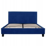 ΚΡΕΒΑΤΙ ΜΕ ΣΤΡΩΜΑ BECCA HM21283.07 ΜΠΛΕ ΒΕΛΟΥΔΟ--ΓΙΑ 150x200εκ