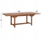 ΣΕΤ ΤΡΑΠΕΖΑΡΙΑΣ DONNY HM21292 ΤΡΑΠΕΖΙ ΕΠΕΚΤΕΙΝΟΜΕΝΟ & 6 ΠΟΛΥΘΡΟΝΕΣ--ΤΕΑΚ