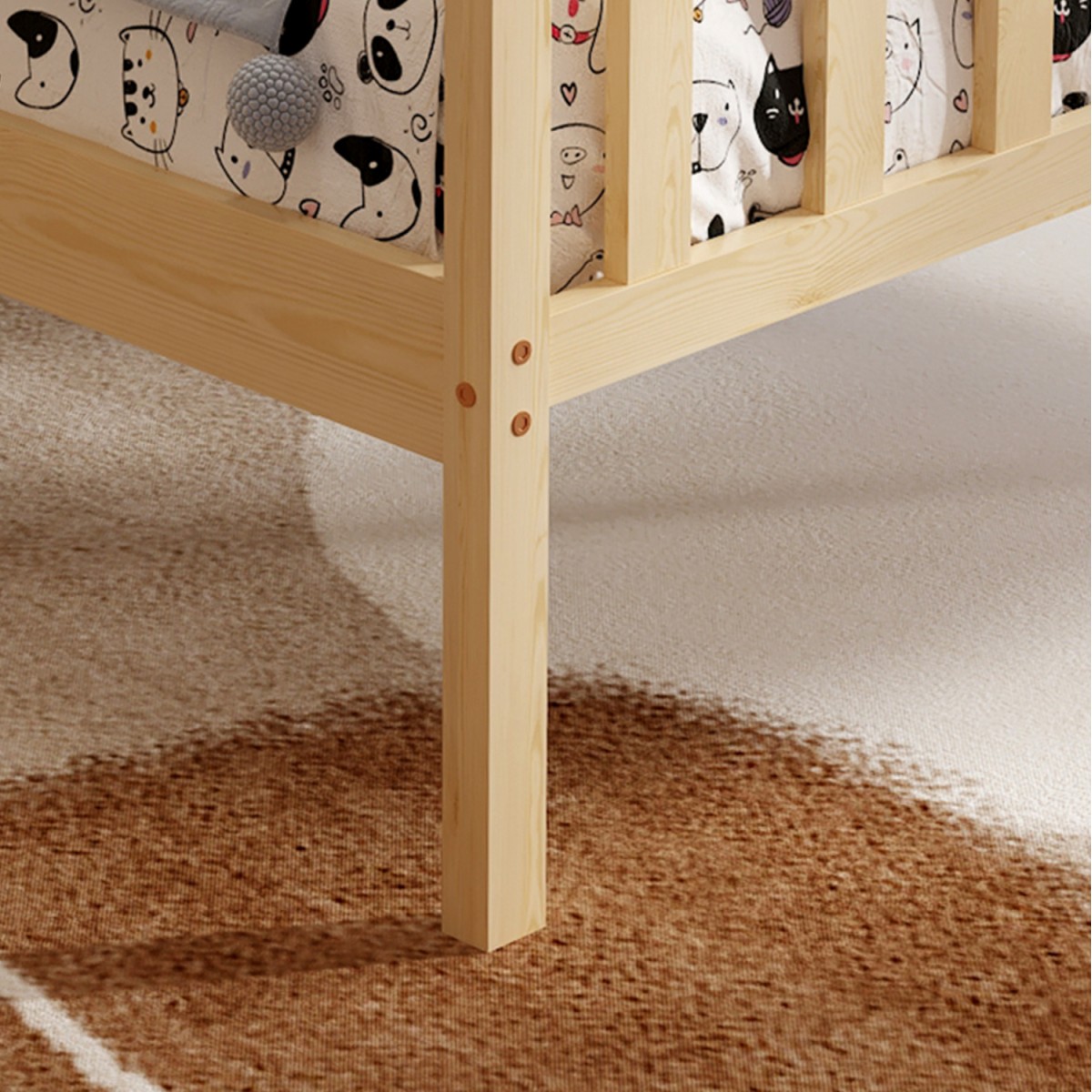 ΚΡΕΒΑΤΙ ΠΑΙΔΙΚΟ ΜΕ ΣΤΡΩΜΑ GIMLY HM21300 ΞΥΛΟ ΠΕΥΚΟΥ ΣΕ ΦΥΣΙΚΟ ΓΙΑ ΣΤΡΩΜΑ 90x190εκ