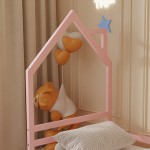 ΚΡΕΒΑΤΙ ΠΑΙΔΙΚΟ ΜΕ ΣΤΡΩΜΑ HOUSER HM21301.02 ΞΥΛΟ ΠΕΥΚΟΥ ΣΕ ΡΟΖ--ΣΤΡΩΜΑ 90x190εκ