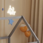 ΚΡΕΒΑΤΙ ΠΑΙΔΙΚΟ ΜΕ ΣΤΡΩΜΑ PEPE HM21302.02 ΞΥΛΟ ΠΕΥΚΟΥ ΣΕ ΓΚΡΙ--ΣΤΡΩΜΑ 90x190εκ