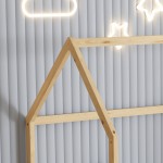 ΚΡΕΒΑΤΙ ΠΑΙΔΙΚΟ ΜΕ ΣΤΡΩΜΑ PHYLLIS HM21304 ΞΥΛΟ ΠΕΥΚΟΥ ΣΕ ΦΥΣΙΚΟ--ΣΤΡΩΜΑ 90x190εκ