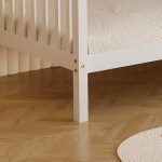 ΚΟΥΚΕΤΑ ΠΑΙΔΙΚΗ ΜΕ 2 ΣΤΡΩΜΑΤΑ LANTAI HM21307.01 ΞΥΛΟ ΠΕΥΚΟΥ ΛΕΥΚΟ--ΣΤΡΩΜΑΤΑ 90x190εκ