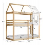 ΚΟΥΚΕΤΑ ΠΑΙΔΙΚΗ ΜΕ 2 ΣΤΡΩΜΑΤΑ HOOD HM21314 ΞΥΛΟ ΠΕΥΚΟΥ ΦΥΣΙΚΟ--ΣΤΡΩΜΑΤΑ 90x190εκ