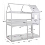 ΚΟΥΚΕΤΑ ΠΑΙΔΙΚΗ ΜΕ 2 ΣΤΡΩΜΑΤΑ HOOD HM21314.01 ΞΥΛΟ ΠΕΥΚΟΥ ΛΕΥΚΟ--ΣΤΡΩΜΑΤΑ 90x190εκ