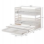 ΠΑΙΔΙΚΗ ΚΟΥΚΕΤΑ ΜΕ ΣΤΡΩΜΑΤΑ & ΣΥΡΤΑΡΙΑ TRIPLON HM21318 ΞΥΛΟ ΠΕΥΚΟΥ ΛΕΥΚΟ 207x97x168Υεκ