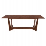 ΣΕΤ ΤΡΑΠΕΖΑΡΙΑΣ 7ΤΜΧ RIMER HM21339 ΤΡΑΠΕΖΙ ΑΠΟ MDF--ΚΑΡΕΚΛΕΣ ΑΠΟ RUBBERWOOD & ΥΦΑΣΜΑ