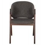 ΣΕΤ ΤΡΑΠΕΖΑΡΙΑΣ 5ΤΜΧ HANA HM21340.02 ΤΡΑΠΕΖΙ ΑΠΟ MDF--ΚΑΡΕΚΛΕΣ ΑΠΟ RUBBERWOOD