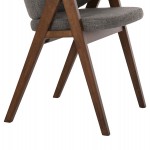 ΣΕΤ ΤΡΑΠΕΖΑΡΙΑΣ 5ΤΜΧ HANA HM21340.02 ΤΡΑΠΕΖΙ ΑΠΟ MDF--ΚΑΡΕΚΛΕΣ ΑΠΟ RUBBERWOOD