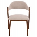 ΣΕΤ ΤΡΑΠΕΖΑΡΙΑΣ 9ΤΜΧ RIDER HM21341 ΤΡΑΠΕΖΙ ΑΠΟ MDF--ΚΑΡΕΚΛΕΣ RUBBERWOOD & ΥΦΑΣΜΑ