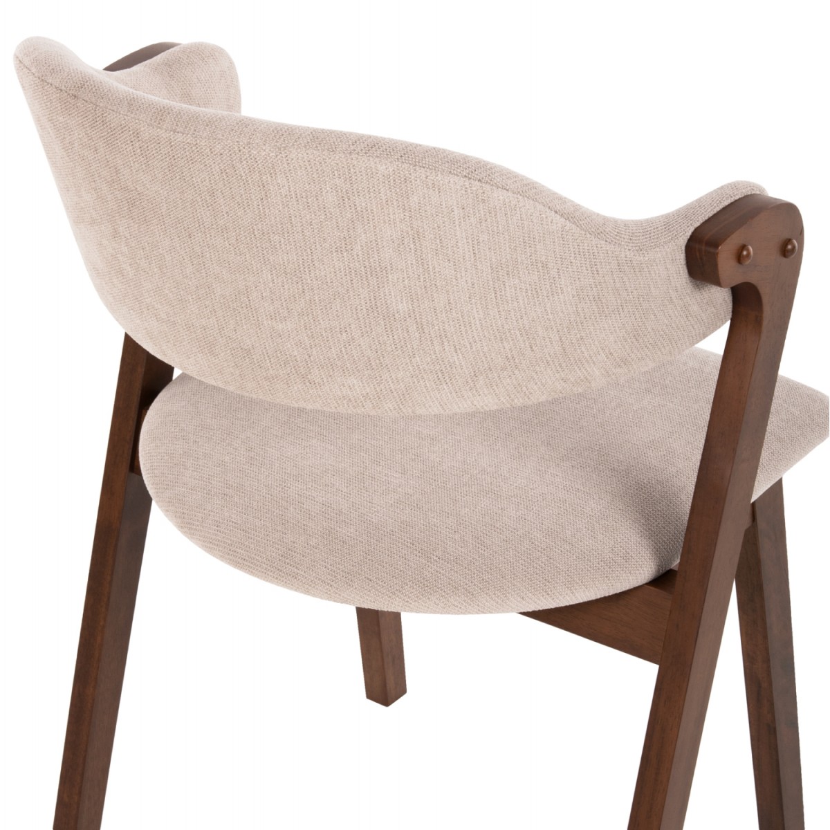 ΣΕΤ ΤΡΑΠΕΖΑΡΙΑΣ 9ΤΜΧ RIDER HM21341 ΤΡΑΠΕΖΙ ΑΠΟ MDF--ΚΑΡΕΚΛΕΣ RUBBERWOOD & ΥΦΑΣΜΑ