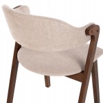 ΣΕΤ ΤΡΑΠΕΖΑΡΙΑΣ 9ΤΜΧ RIDER HM21341 ΤΡΑΠΕΖΙ ΑΠΟ MDF--ΚΑΡΕΚΛΕΣ RUBBERWOOD & ΥΦΑΣΜΑ