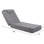 ΞΑΠΛΩΣΤΡΑ IKARIA ΜΕ ΠΟΔΙ HM10623.05 ΠΕΥΚΟ ΣΕ ΦΥΣΙΚΟ-ΓΚΡΙ TEXTILEΝΕ-ΜΑΞΙΛΑΡΙ 20εκ.