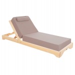 ΞΑΠΛΩΣΤΡΑ IKARIA HM10717.02 ΠΕΥΚΟ ΦΥΣΙΚΟ-OLEFIN ΣΕ ΜΠΕΖ-ΜΕ ΜΑΞΙΛΑΡΙ 20εκ.