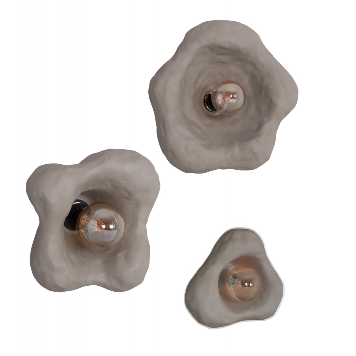 ΣΕΤ 3TMX ΕΠΙΤΟΙΧΙA ΦΩΤΙΣΤΙΚA LUXON HM10725.02 FIBER CEMENT ΣΕ ΓΚΡΙ [S-M-L]