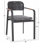 ΣΕΤ ΤΡΑΠΕΖΑΡΙΑΣ ΕΞ.ΧΩΡΟΥ 6 ΘΕΣΕΩΝ ELARA HM10726.01 ΓΚΡΙ ΑΛΟΥΜΙΝΙΟ-ΕΠΕΚΤΕΙΝΟΜΕΝΟ ΤΡΑΠΕΖΙ