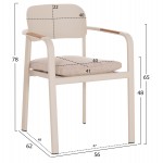 ΣΕΤ ΤΡΑΠΕΖΑΡΙΑΣ ΕΞ.ΧΩΡΟΥ 6 ΘΕΣΕΩΝ ELARA HM10726.05 ΜΠΕΖ ΑΛΟΥΜΙΝΙΟ-ΕΠΕΚΤΕΙΝΟΜΕΝΟ ΤΡΑΠΕΖΙ