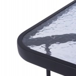 ΣΕΤ ΤΡΑΠΕΖΑΡΙΑΣ 5ΤΜΧ ADAM HM10727.01 ΚΑΡΕΚΛΕΣ ΜΕΤΑΛΛΙΚΕΣ & ΤΡΑΠΕΖΙ 110x60εκ ΓΚΡΙ