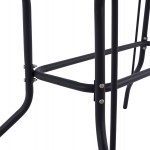 ΣΕΤ ΤΡΑΠΕΖΑΡΙΑΣ 5ΤΜΧ ADAM HM10727.01 ΚΑΡΕΚΛΕΣ ΜΕΤΑΛΛΙΚΕΣ & ΤΡΑΠΕΖΙ 110x60εκ ΓΚΡΙ