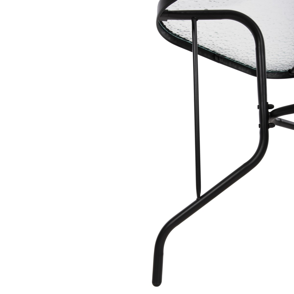 ΣΕΤ ΤΡΑΠΕΖΑΡΙΑΣ 5ΤΜΧ ADAM HM10727.03 ΚΑΡΕΚΛΕΣ ΜΕΤΑΛΛΙΚΕΣ & ΤΡΑΠΕΖΙ 120x70εκ ΜΑΥΡΟ