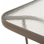 ΣΕΤ ΤΡΑΠΕΖΑΡΙΑΣ 5ΤΜΧ BRUNO HM10727.04 ΚΑΡΕΚΛΕΣ ΜΕΤΑΛΛΙΚΕΣ & ΤΡΑΠΕΖΙ 140x80εκ ΣΑΜΠΑΝΙ