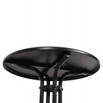 ΣΕΤ ΤΡΑΠΕΖΑΡΙΑΣ 3ΤΜΧ LINO HM10728.03-- 2 ΜΕΤΑΛ. ΚΑΡΕΚΛΕΣ--ΣΤΡΟΓΓΥΛΟ ΤΡΑΠΕΖΙ Φ60εκ ΜΑΥΡΟ