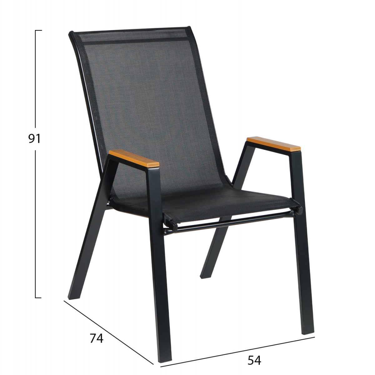 ΣΕΤ ΤΡΑΠΕΖΑΡΙΑΣ 5ΤΜΧ BRUNO HM10729.03 ΚΑΡΕΚΛΕΣ ΜΕΤΑΛΛΙΚΕΣ & ΤΡΑΠΕΖΙ 150x90εκ ΜΑΥΡΟ