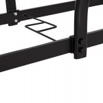 ΣΕΤ ΤΡΑΠΕΖΑΡΙΑΣ 5ΤΜΧ BRUNO HM10729.03 ΚΑΡΕΚΛΕΣ ΜΕΤΑΛΛΙΚΕΣ & ΤΡΑΠΕΖΙ 150x90εκ ΜΑΥΡΟ