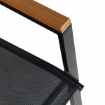 ΣΕΤ ΤΡΑΠΕΖΑΡΙΑΣ 5ΤΜΧ BRUNO HM10729.03 ΚΑΡΕΚΛΕΣ ΜΕΤΑΛΛΙΚΕΣ & ΤΡΑΠΕΖΙ 150x90εκ ΜΑΥΡΟ