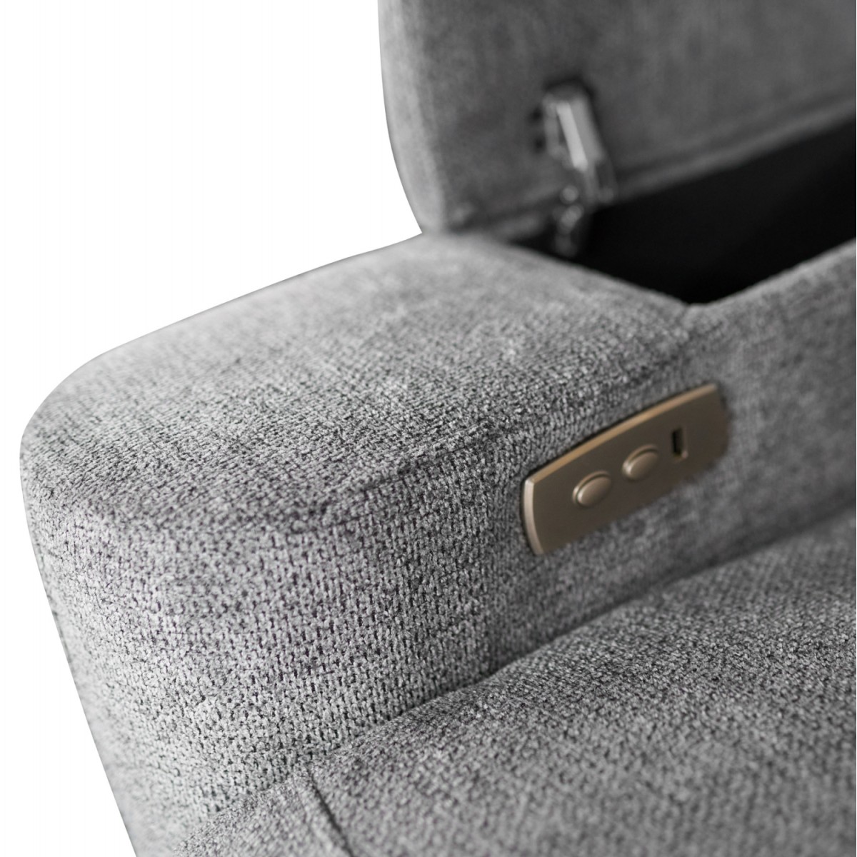 ΣΕΤ ΚΑΝΑΠΕΣ-ΠΟΛΥΘΡΟΝΑ RELAX SYNTHIA HM10735.03 ΓΚΡΙ ΥΦΑΣΜΑ-ΗΛ.ΑΝΑΚΛΙΣΗ [L]