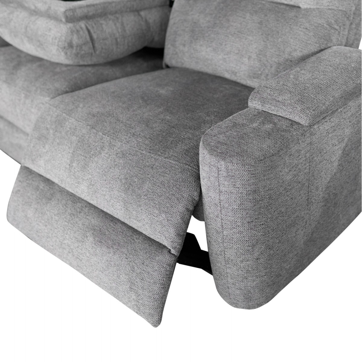 ΣΕΤ ΚΑΝΑΠΕΣ-ΠΟΛΥΘΡΟΝΑ RELAX SYNTHIA HM10735.03 ΓΚΡΙ ΥΦΑΣΜΑ-ΗΛ.ΑΝΑΚΛΙΣΗ [L]