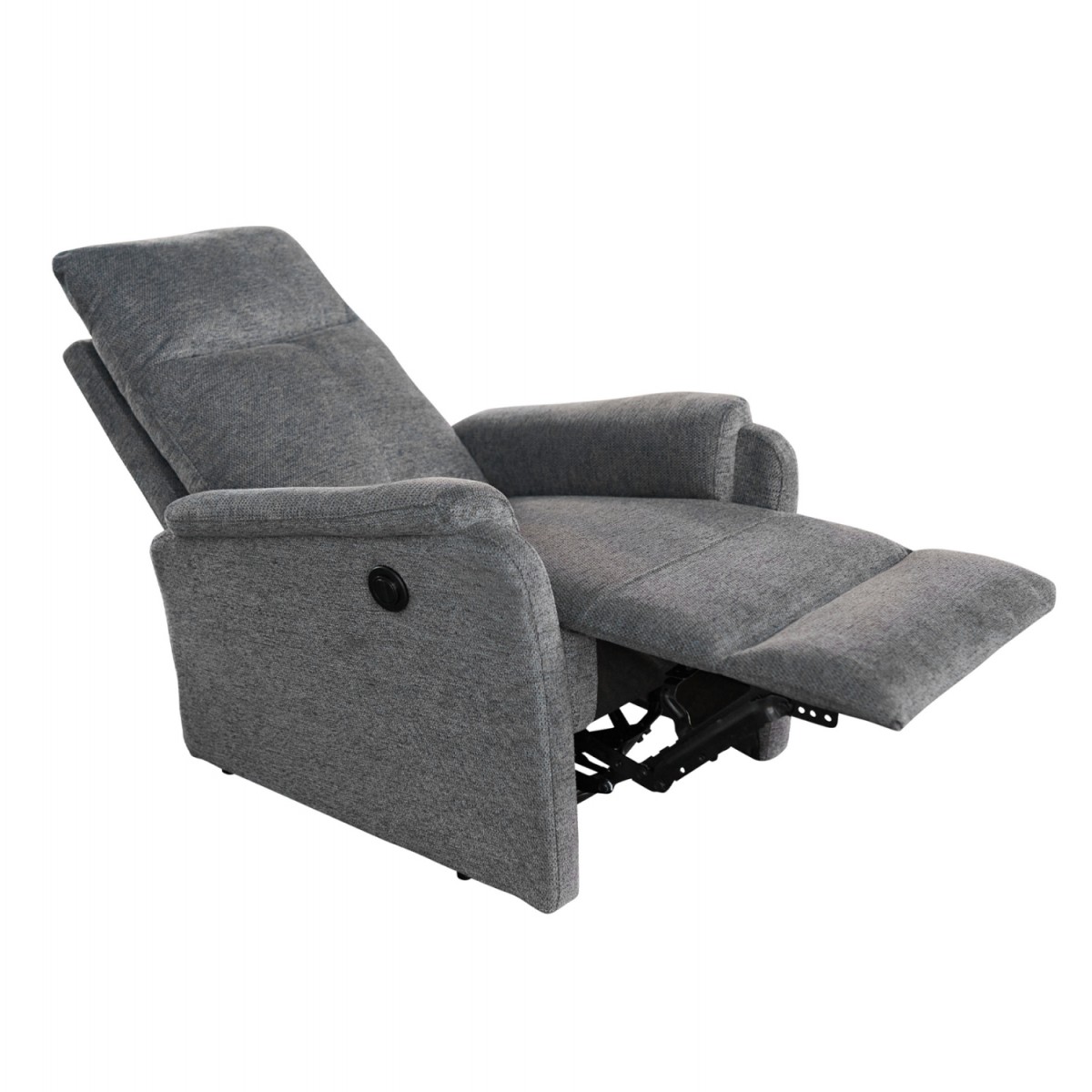 ΣΕΤ ΚΑΝΑΠΕΣ-ΠΟΛΥΘΡΟΝΑ RELAX SYNTHIA HM10735.03 ΓΚΡΙ ΥΦΑΣΜΑ-ΗΛ.ΑΝΑΚΛΙΣΗ [L]