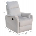 ΣΕΤ ΚΑΝΑΠΕΣ-ΠΟΛΥΘΡΟΝΑ RELAX SYNTHIA HM10736.01 ΜΠΕΖ ΥΦΑΣΜΑ-ΗΛ.ΑΝΑΚΛΙΣΗ [R]