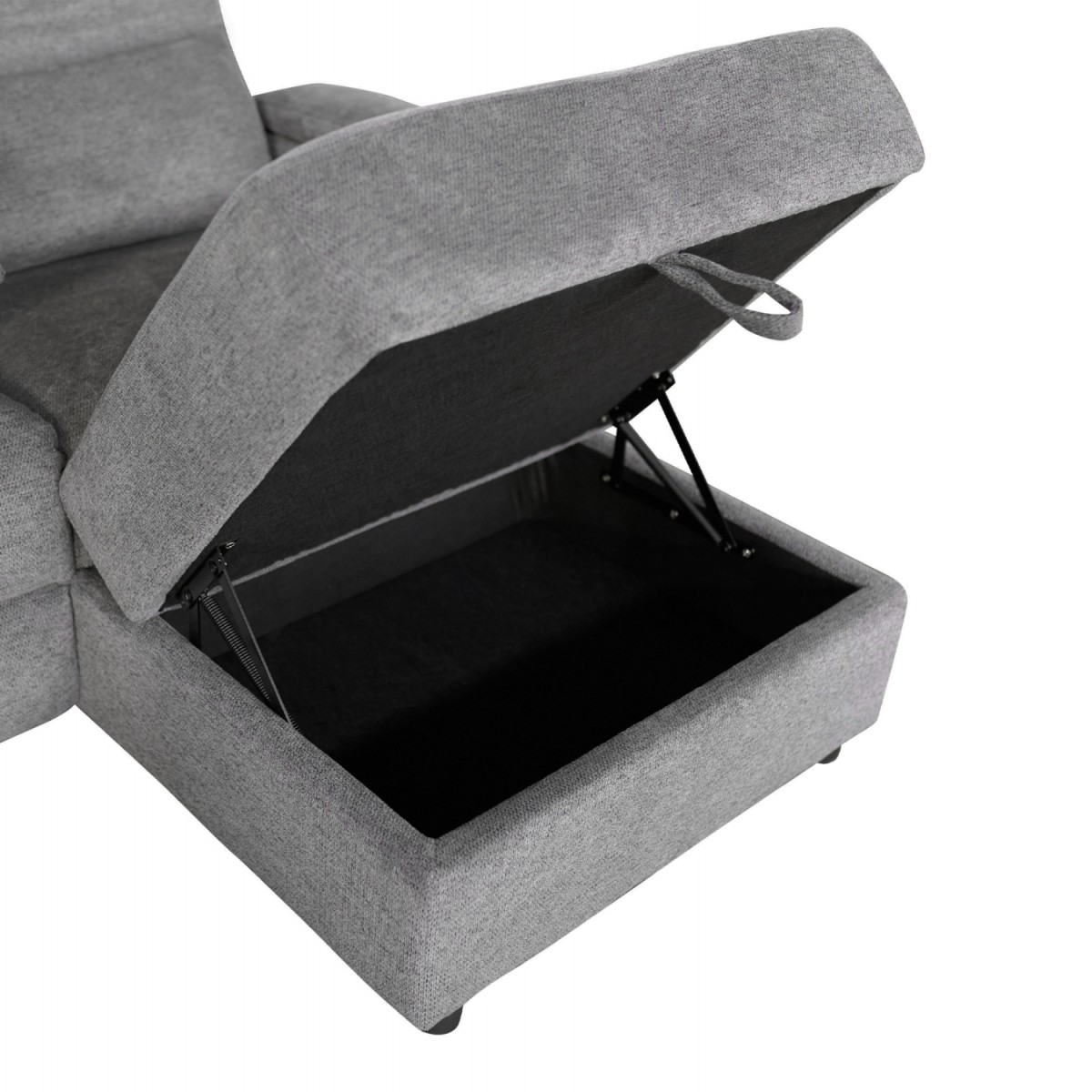 ΣΕΤ ΚΑΝΑΠΕΣ-ΠΟΛΥΘΡΟΝΑ RELAX SYNTHIA HM10736.03 ΓΚΡΙ ΥΦΑΣΜΑ-ΗΛ.ΑΝΑΚΛΙΣΗ [R]