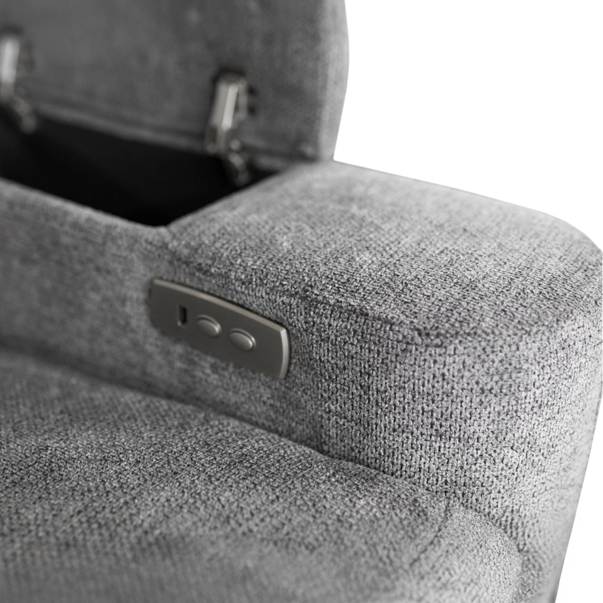 ΣΕΤ ΚΑΝΑΠΕΣ-ΠΟΛΥΘΡΟΝΑ RELAX SYNTHIA HM10736.03 ΓΚΡΙ ΥΦΑΣΜΑ-ΗΛ.ΑΝΑΚΛΙΣΗ [R]