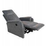 ΣΕΤ ΚΑΝΑΠΕΣ-ΠΟΛΥΘΡΟΝΑ RELAX SYNTHIA HM10736.03 ΓΚΡΙ ΥΦΑΣΜΑ-ΗΛ.ΑΝΑΚΛΙΣΗ [R]