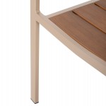 ΣΕΤ ΤΡΑΠΕΖΑΡΙΑΣ TABER HM10738.04 ΤΡΑΠΕΖΙ & 6 ΠΟΛΥΘΡΟΝΕΣ-ΑΛΟΥΜΙΝΙΟ & POLYWOOD-ΣΑΜΠΑΝΙ