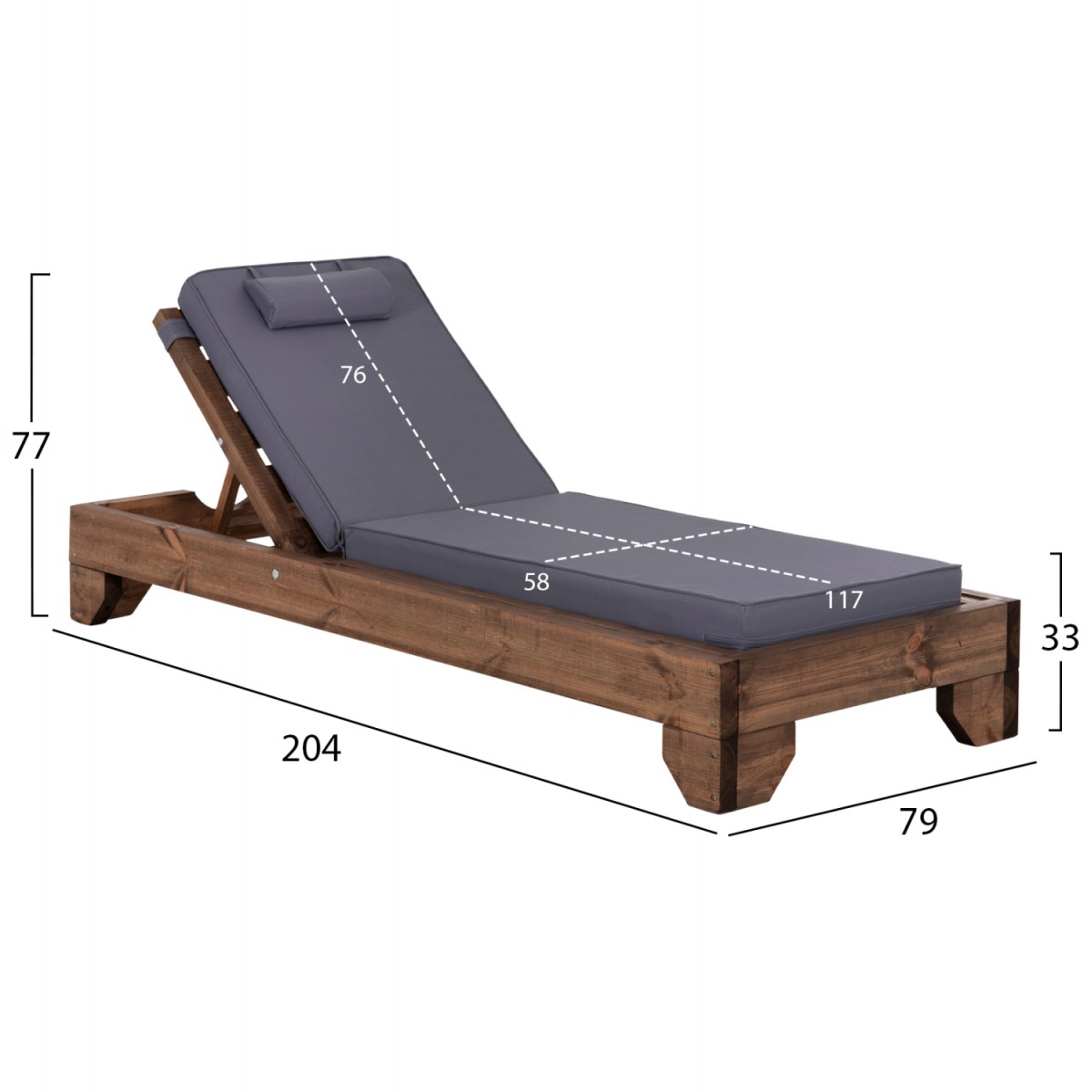 ΞΑΠΛΩΣΤΡΑ ΚΟΡΙΝΟΣ HM10772.30T ΞΥΛΟ ΠΕΥΚΟΥ ΚΑΡΥΔΙ--ΜΑΞΙΛΑΡΙ ΓΚΡΙ 79x204x77Υεκ