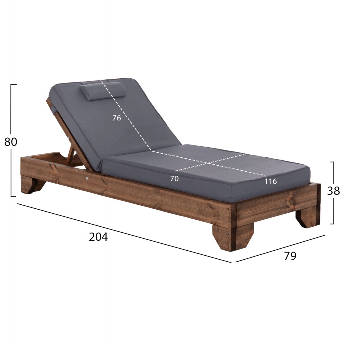 ΞΑΠΛΩΣΤΡΑ ΚΟΡΙΝΟΣ HM10773.30T ΞΥΛΟ ΠΕΥΚΟΥ ΚΑΡΥΔΙ--ΜΑΞΙΛΑΡΙ ΓΚΡΙ 79x204x80Υεκ