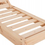 ΞΑΠΛΩΣΤΡΑ ΜΕ ΜΑΞΙΛΑΡΙ ΚΟΡΙΝΟΣ HM10775.04T ΞΥΛΟ ΠΕΥΚΟΥ--TEXTILENE ΜΟΚΑ 79x204x77Υεκ