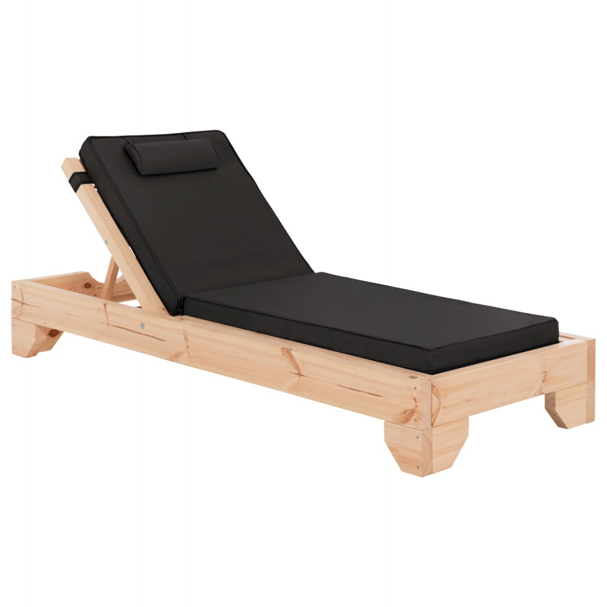 ΞΑΠΛΩΣΤΡΑ ΜΕ ΜΑΞΙΛΑΡΙ ΚΟΡΙΝΟΣ HM10776.05T ΞΥΛΟ ΠΕΥΚΟΥ--TEXTILENE ΣΕ ΜΑΥΡΟ 79x204x77Υεκ