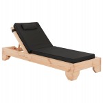 ΞΑΠΛΩΣΤΡΑ ΜΕ ΜΑΞΙΛΑΡΙ ΚΟΡΙΝΟΣ HM10776.05T ΞΥΛΟ ΠΕΥΚΟΥ--TEXTILENE ΣΕ ΜΑΥΡΟ 79x204x77Υεκ