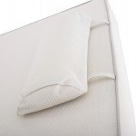 ΞΑΠΛΩΣΤΡΑ ΜΕ ΜΑΞΙΛΑΡΙ ΚΟΡΙΝΟΣ HM10777.60T ΞΥΛΟ ΠΕΥΚΟΥ--TEXTILENE ΣΕ ΕΚΡΟΥ 79x204x80Υεκ