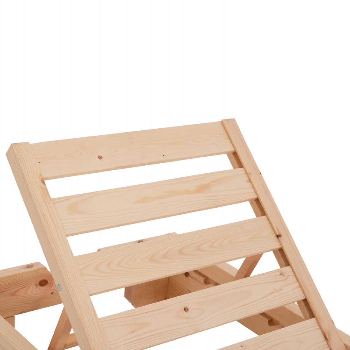 ΞΑΠΛΩΣΤΡΑ ΜΕ ΜΑΞΙΛΑΡΙ ΚΟΡΙΝΟΣ HM10777.30T ΞΥΛΟ ΠΕΥΚΟΥ--TEXTILENE ΓΚΡΙ 79x204x80Υεκ