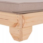 ΞΑΠΛΩΣΤΡΑ ΜΕ ΜΑΞΙΛΑΡΙ ΚΟΡΙΝΟΣ HM10778.72 ΞΥΛΟ ΠΕΥΚΟΥ--OLEFIN ΣΕ ΜΠΕΖ 79x204x77Υεκ